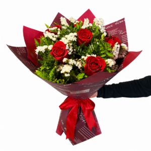 6 Rosas Tallo Largo !