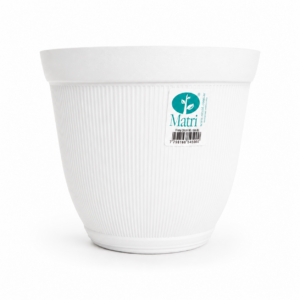 Maceta Finny N°24 Blanco